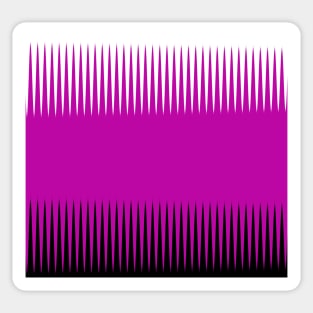 Wave Design Pink Sticker